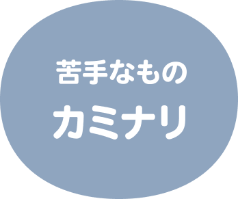 苦手なものはカミナリ
