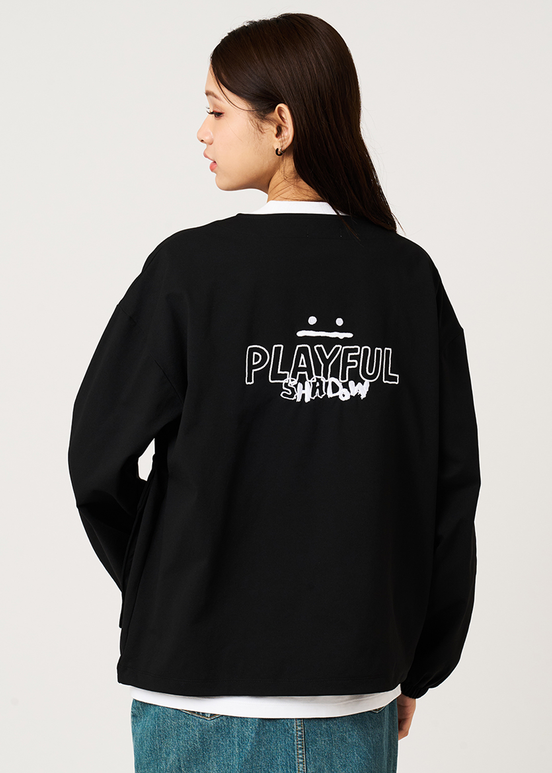 ビューティフルシャドープレイフルペイント｜ジップカーディガン