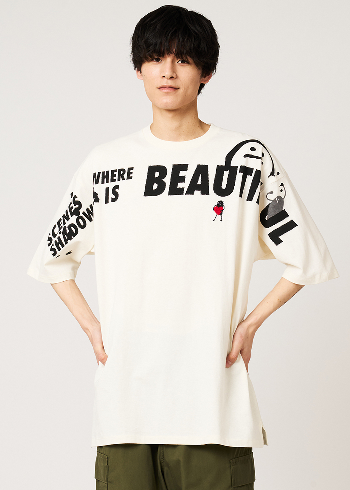 ビューティフルシャドープレイフルペイント｜スーパービッグTシャツ