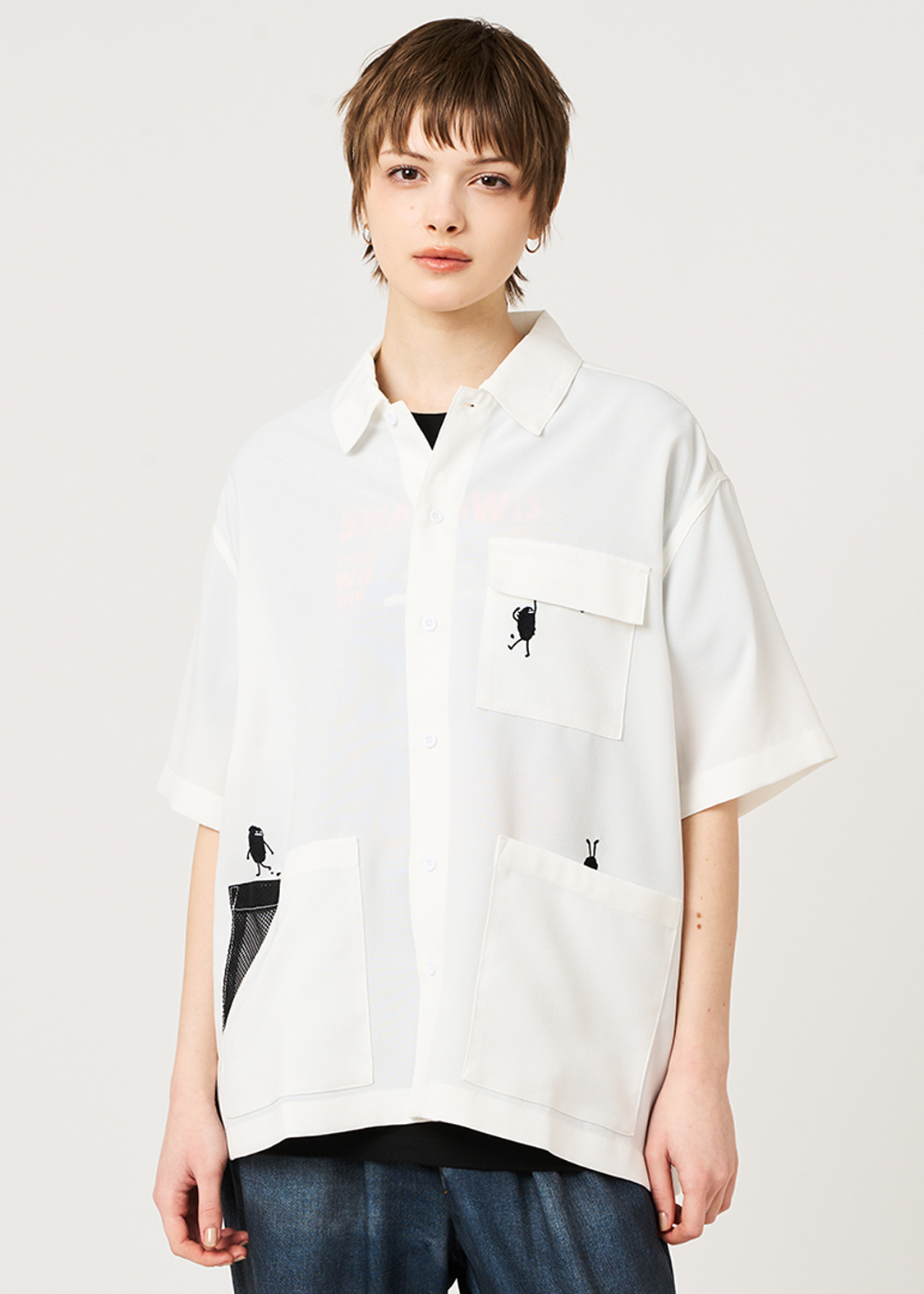 ビューティフルシャドープレイフルペイント｜ポケット半袖シャツ