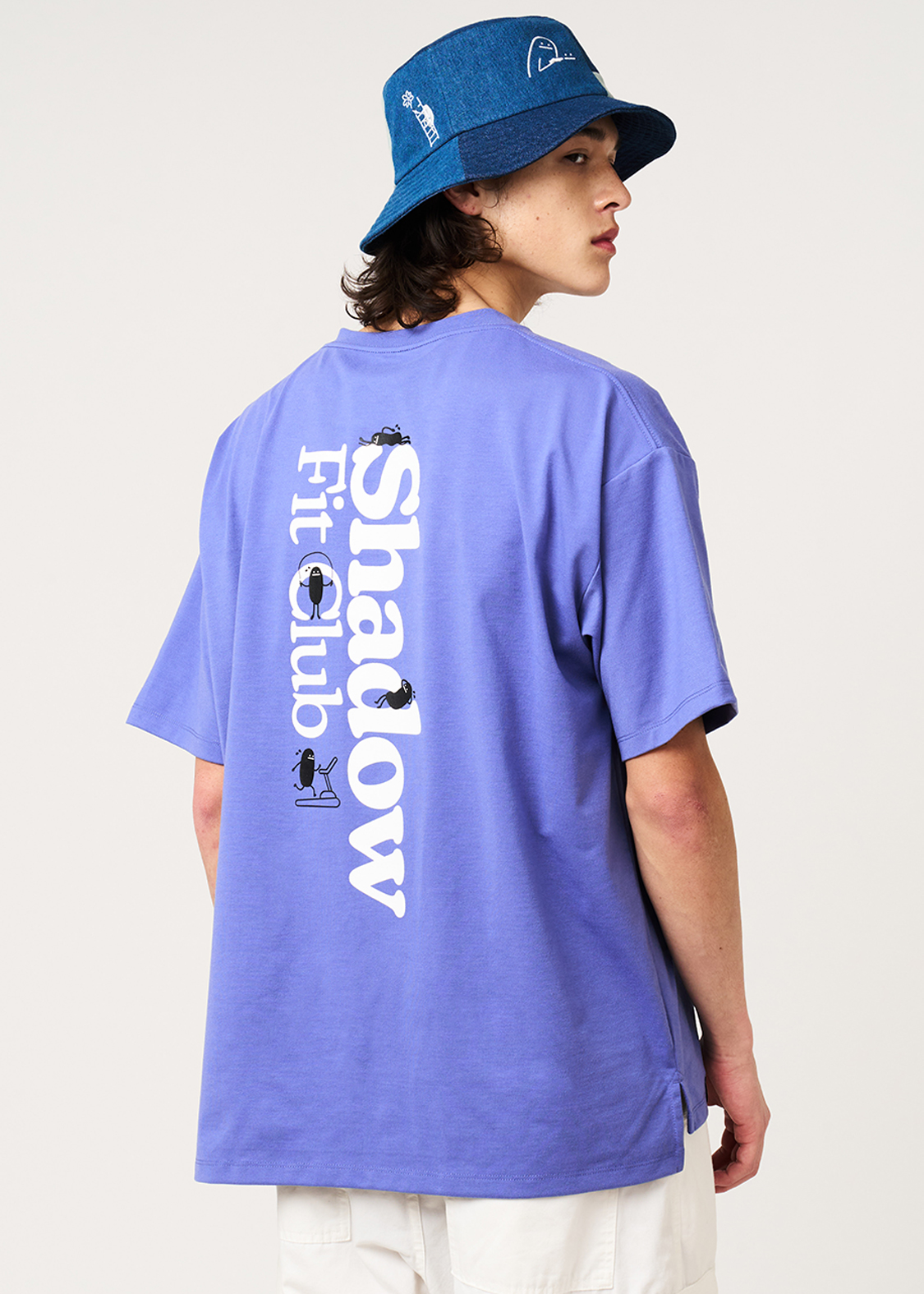 ビューティフルシャドーフィットクラブ｜ヘビーウェイトドライヘンリーネックビッグTシャツ