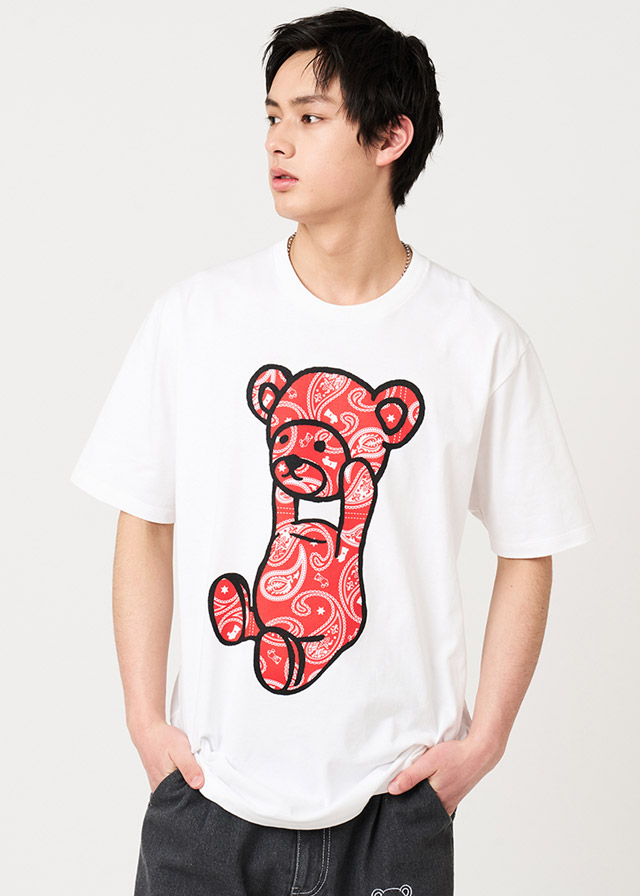 ペイズリーコントロールベア｜Tシャツ