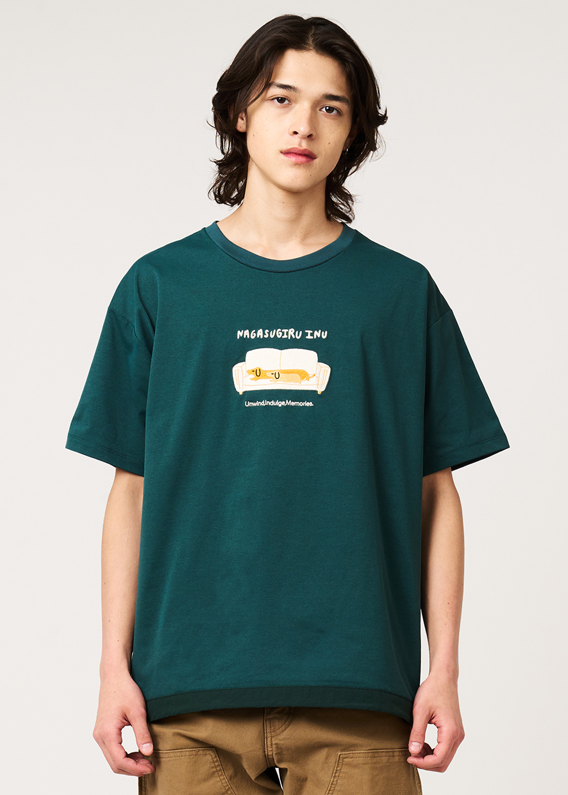 ナガスギルイヌホリデーアットザリゾート｜ビッグシルエットTシャツ