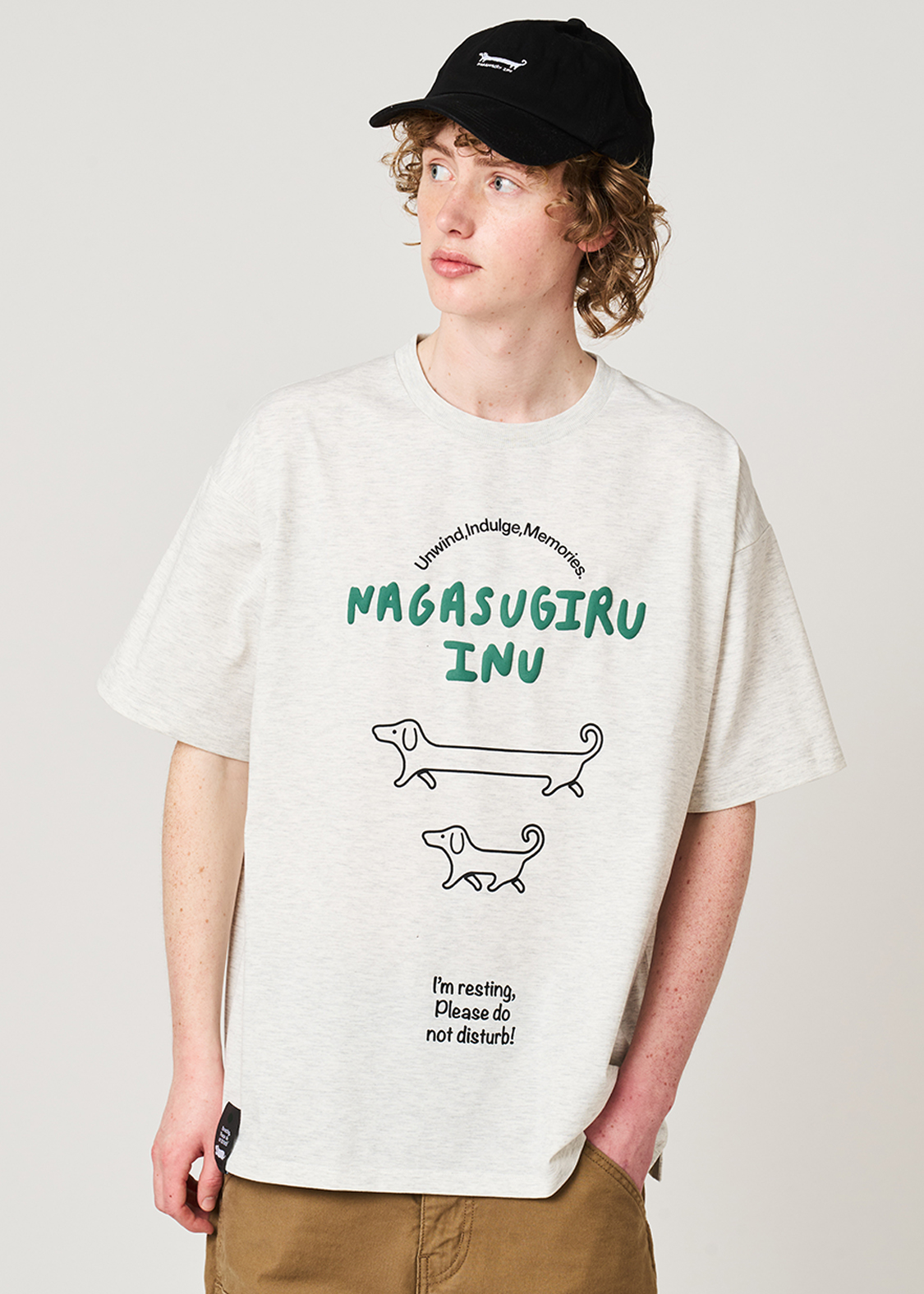 ナガスギルイヌホリデーアットザリゾート｜ヘビーウェイトドライビッグTシャツ