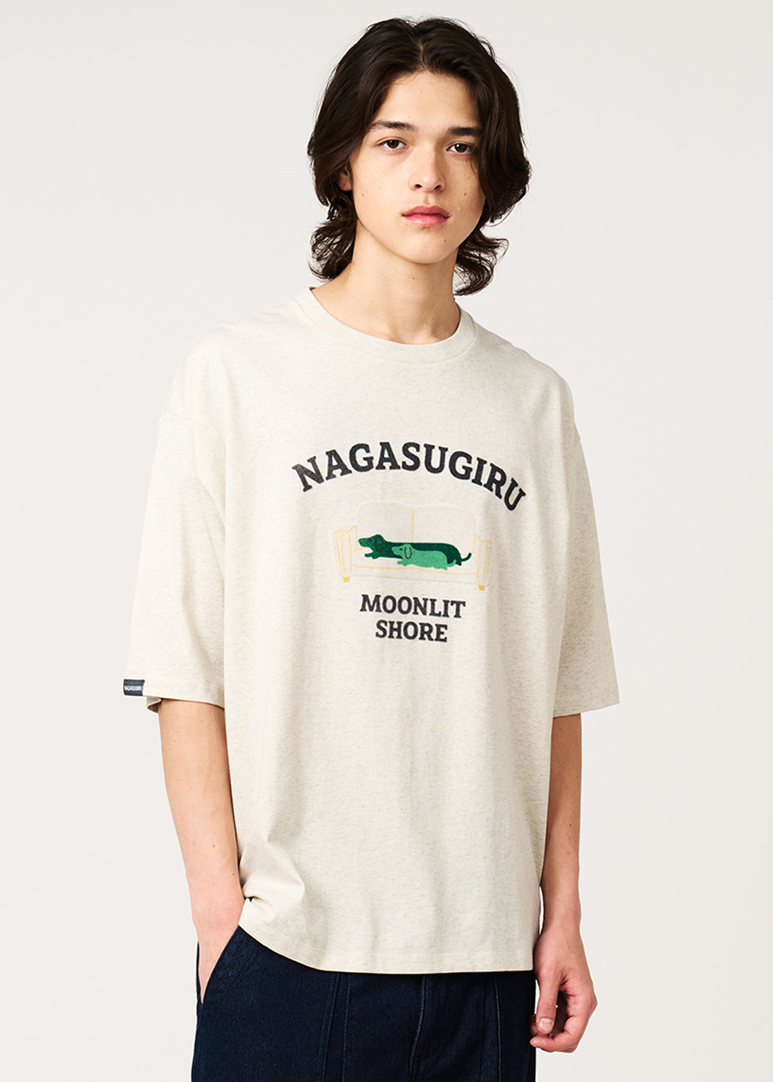 ナガスギルイヌホリデーアットザリゾート｜ビッグシルエットTシャツ
