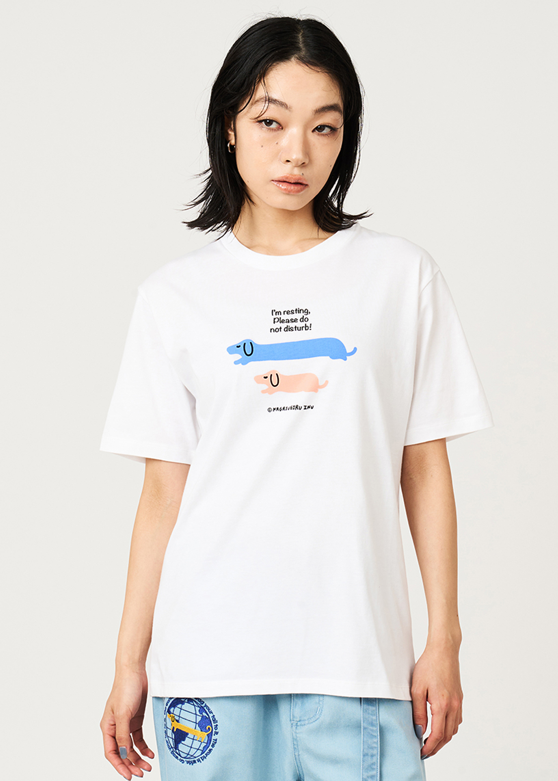 ナガスギルイヌスリーピング｜Tシャツ