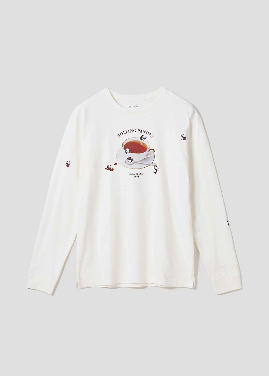 ローリングパンダズティー｜フォトプリント長袖Tシャツ