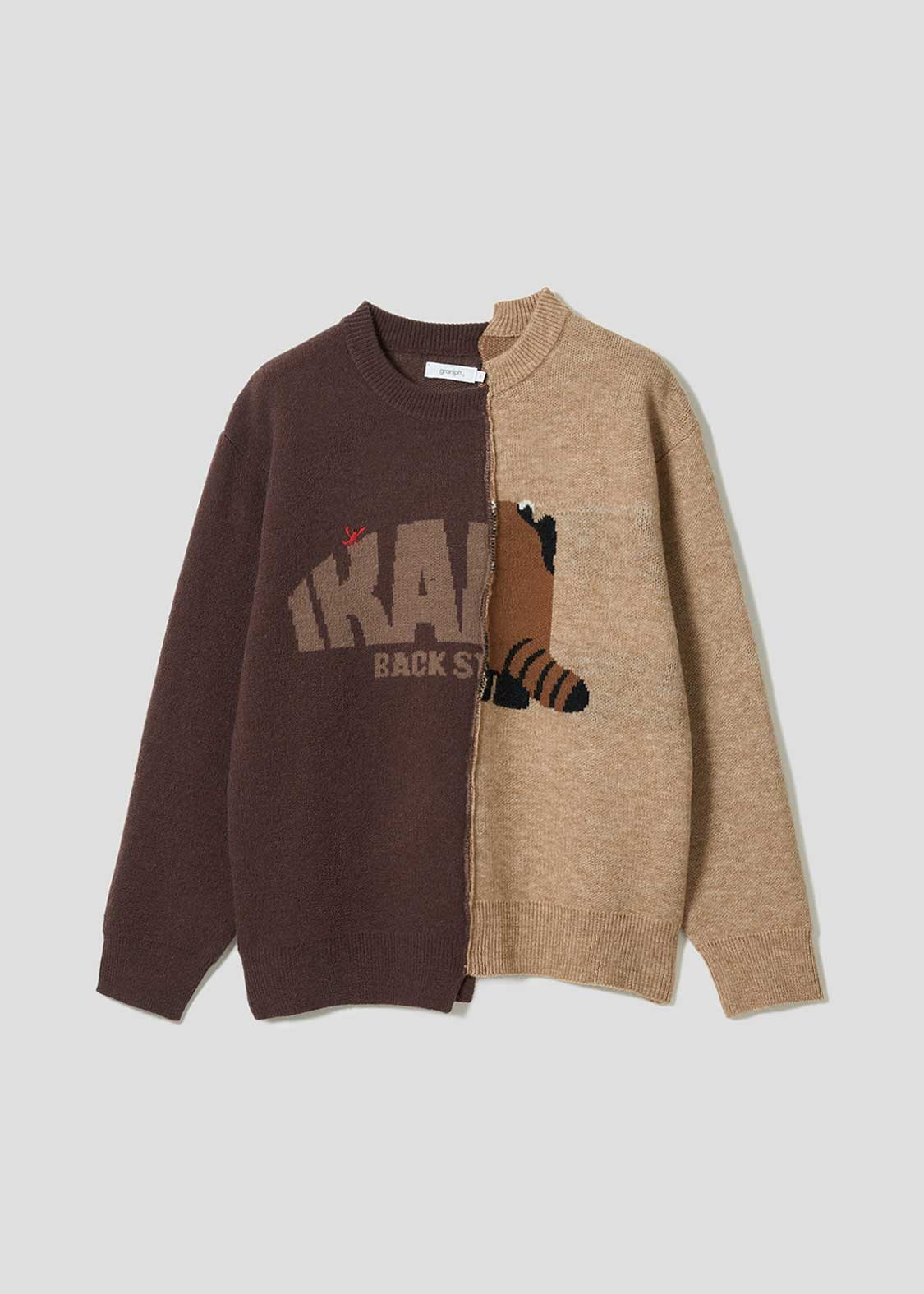 イカクバックスタイル｜切替ジャカードニット