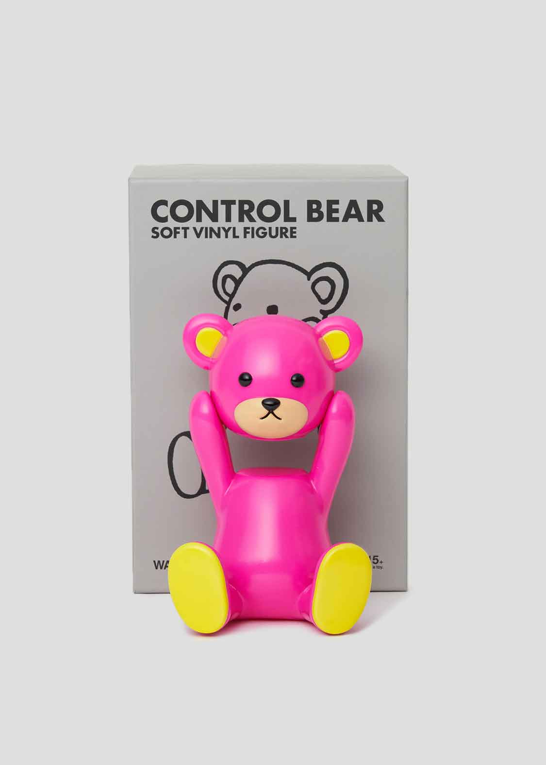 コントロールベア｜ソフビ (ピンク)