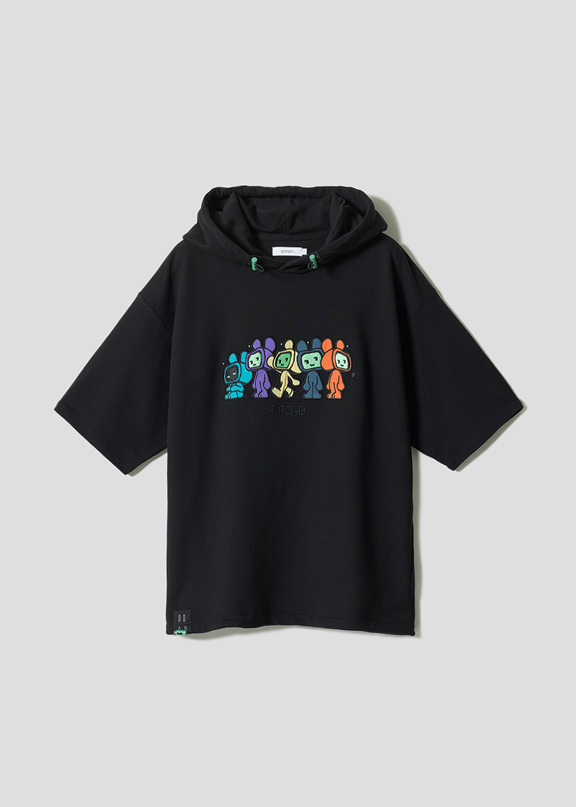 ピポマル｜ビッグシルエット半袖パーカー