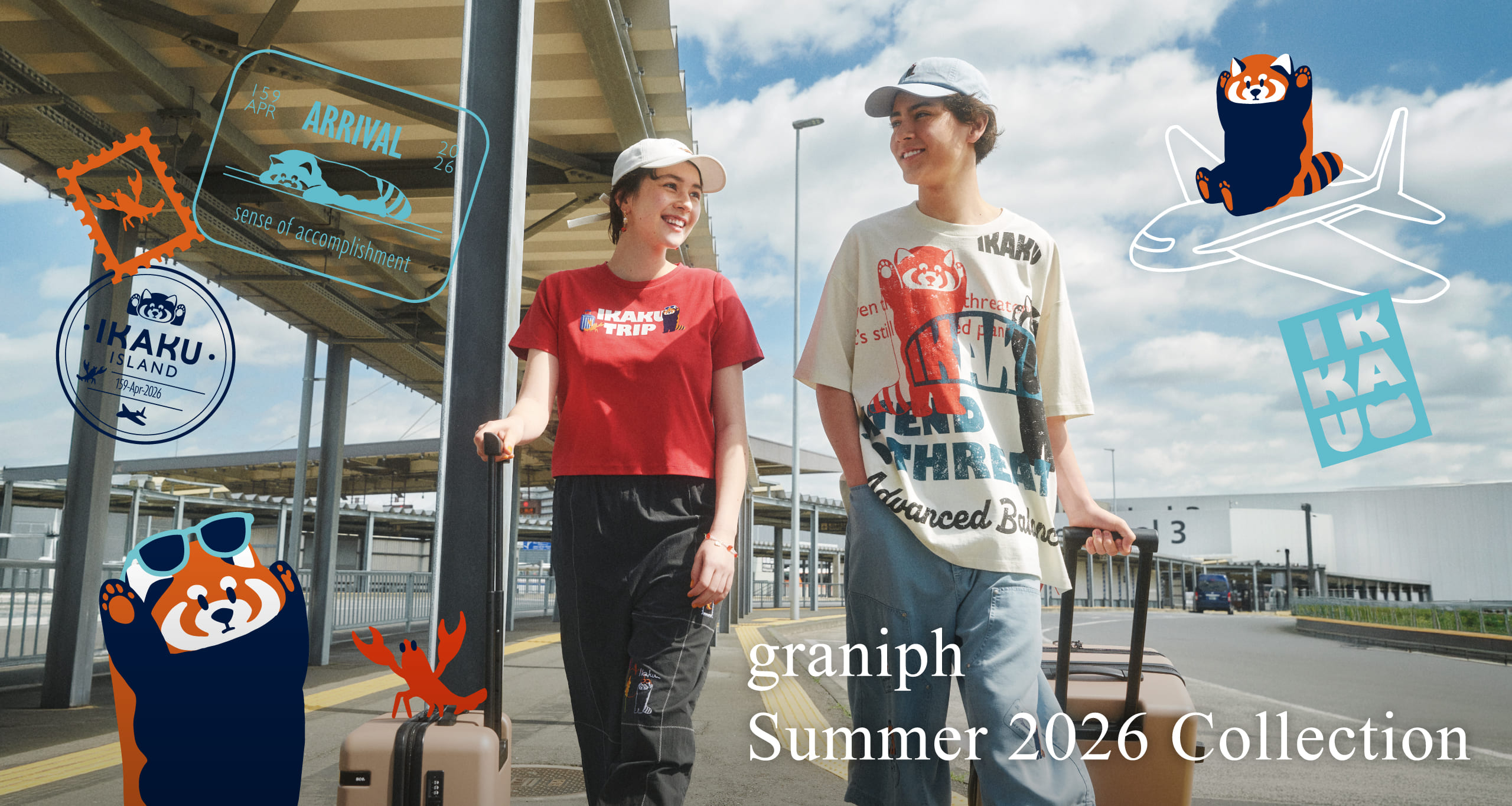 グラニフ2026年夏の新作コレクションのメインビジュアル
