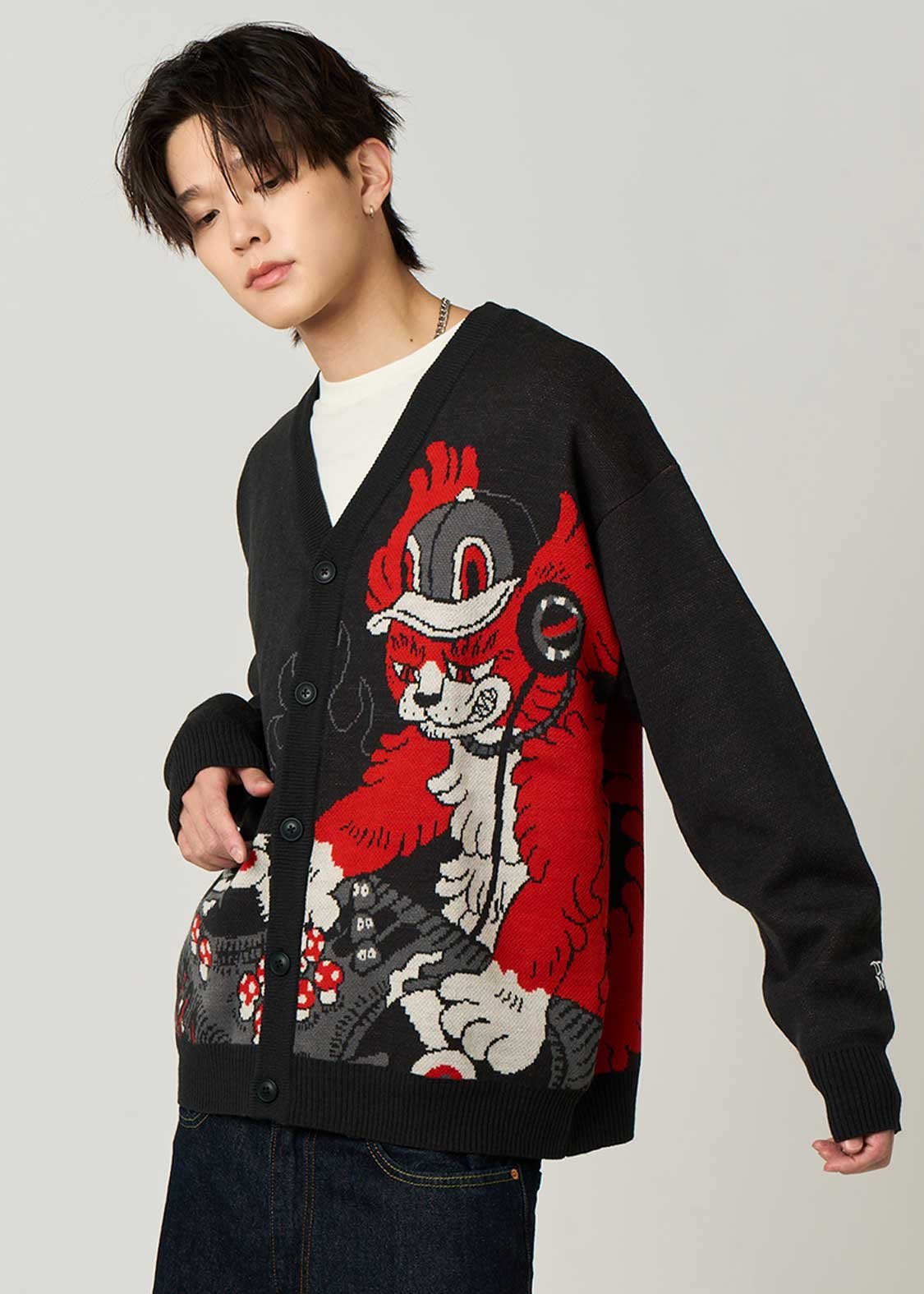 ウォッシャブルジャカードカーディガン｜商品一覧｜グラニフ