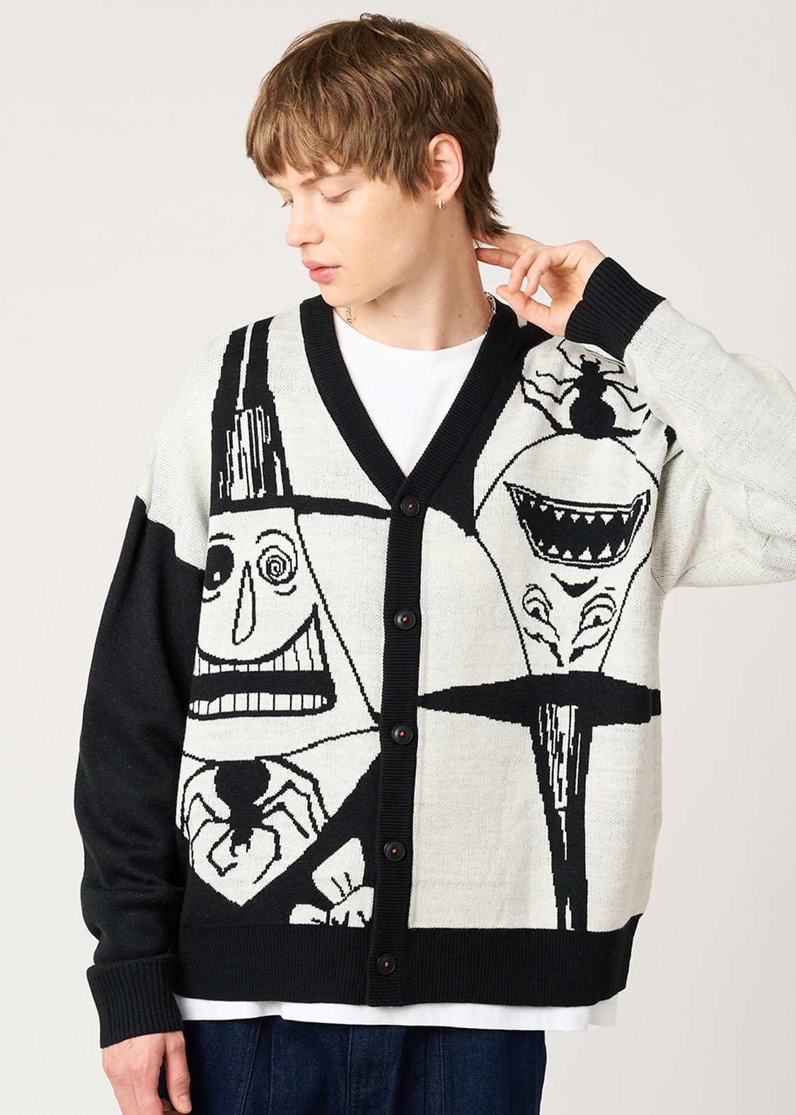 ナイトメアー ・ビフォア・クリスマス｜メンズニット・カーディガン