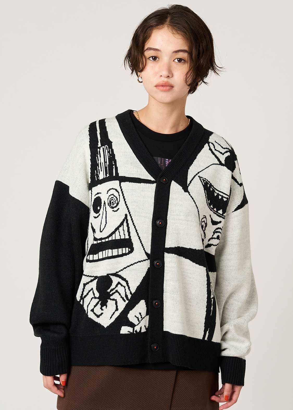 グラニフ graniph カーディガン ストレンジャーシングス