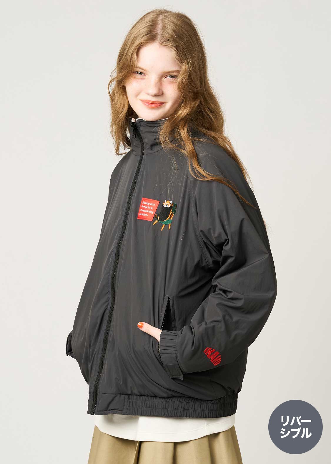 【新品】graniph イカク マウンテンジャケット S イカクザリガニ｜3WAYマウンテンパーカー｜ユニセックス｜グラニフ