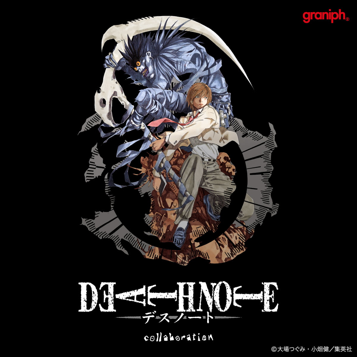 月夜のリューク｜ジップウォレット｜ユニセックス｜グラニフ(graniph