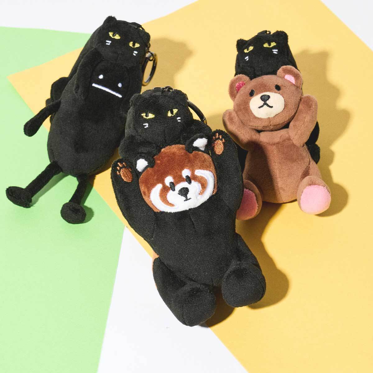 WOMEN　ネコカブリシリーズ ぬいぐるみチャーム