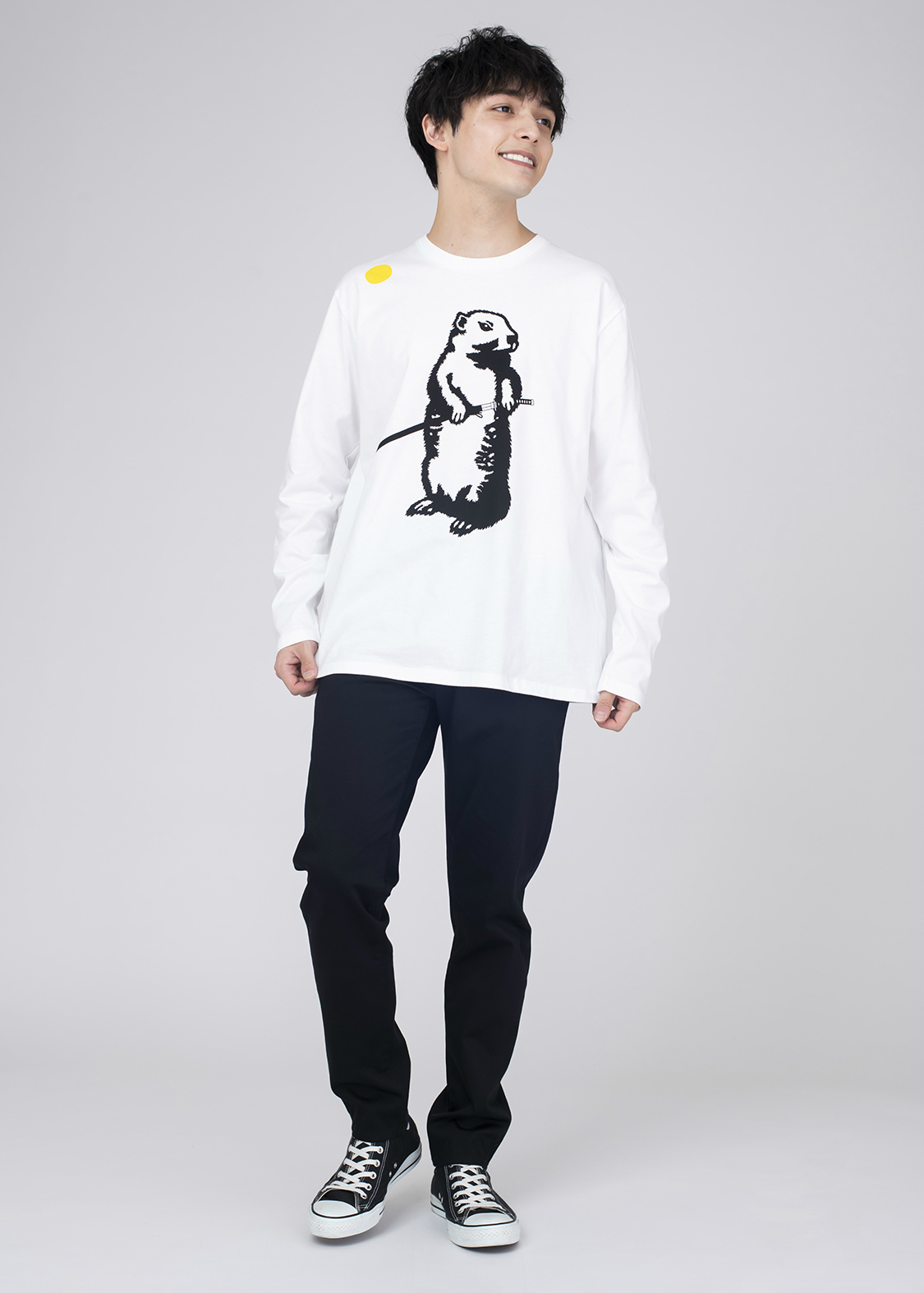 ユニセックス サムライビーバー 長袖tシャツ グラニフ公式オンラインストア