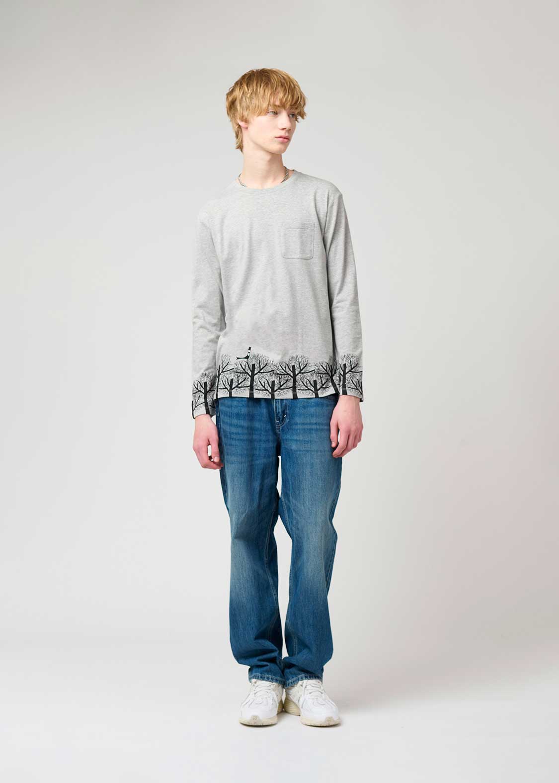 ペンシル ツリー｜長袖Tシャツ｜ユニセックス｜グラニフ(graniph