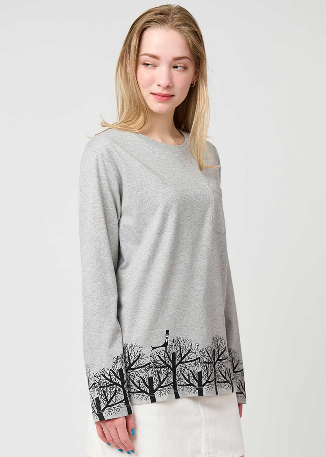 ペンシル ツリー｜長袖Tシャツ｜ユニセックス｜グラニフ(graniph