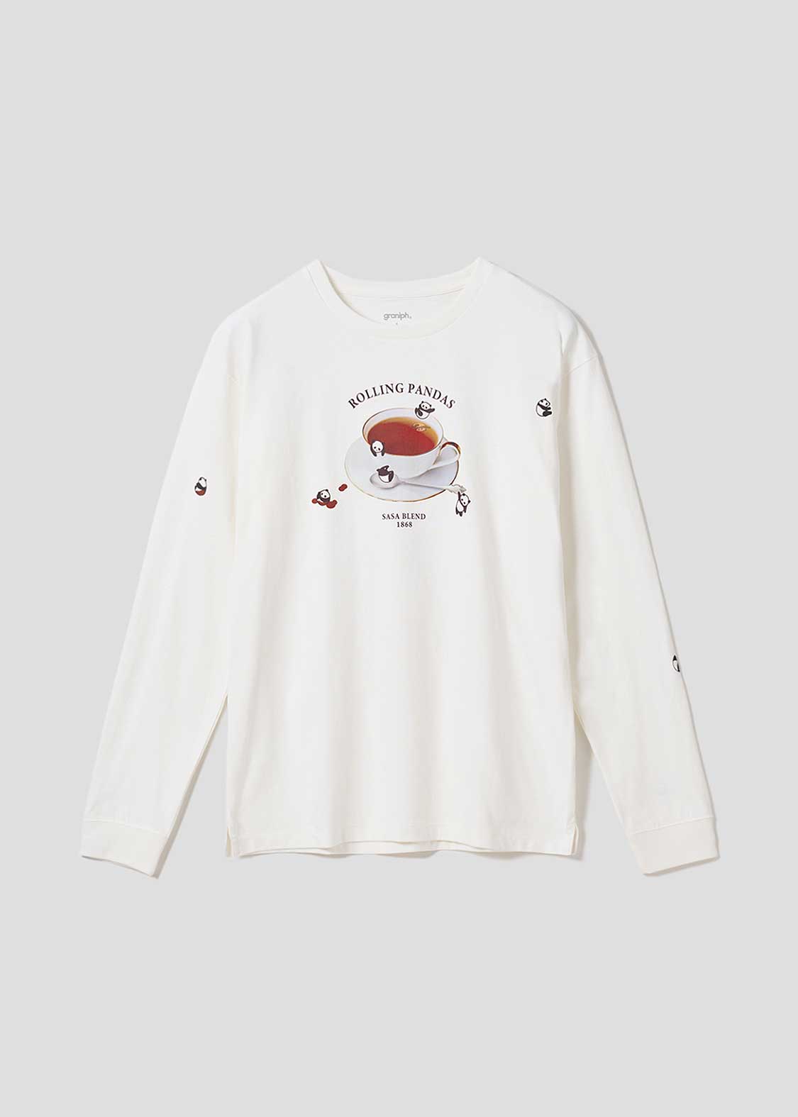 グラニフ　ローリングパンダス ローリングパンダズ｜ダブルジップバッグL｜グラニフ(graniph
