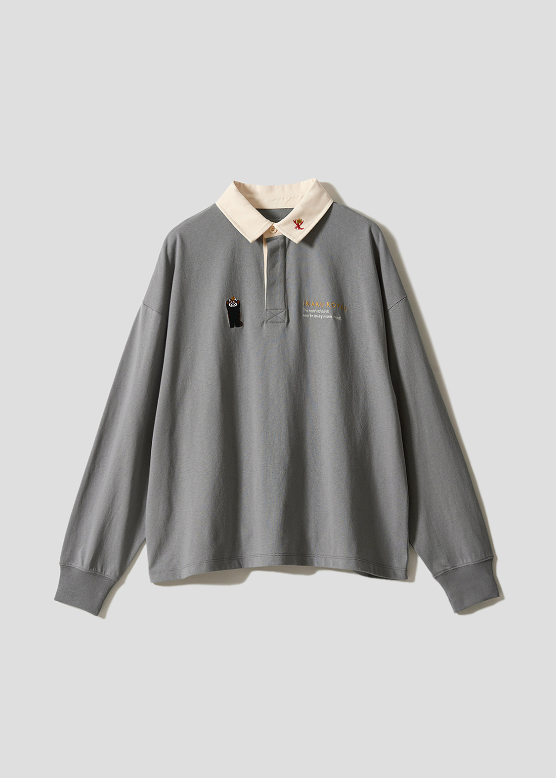イカクロイヤル｜襟付き長袖Tシャツ