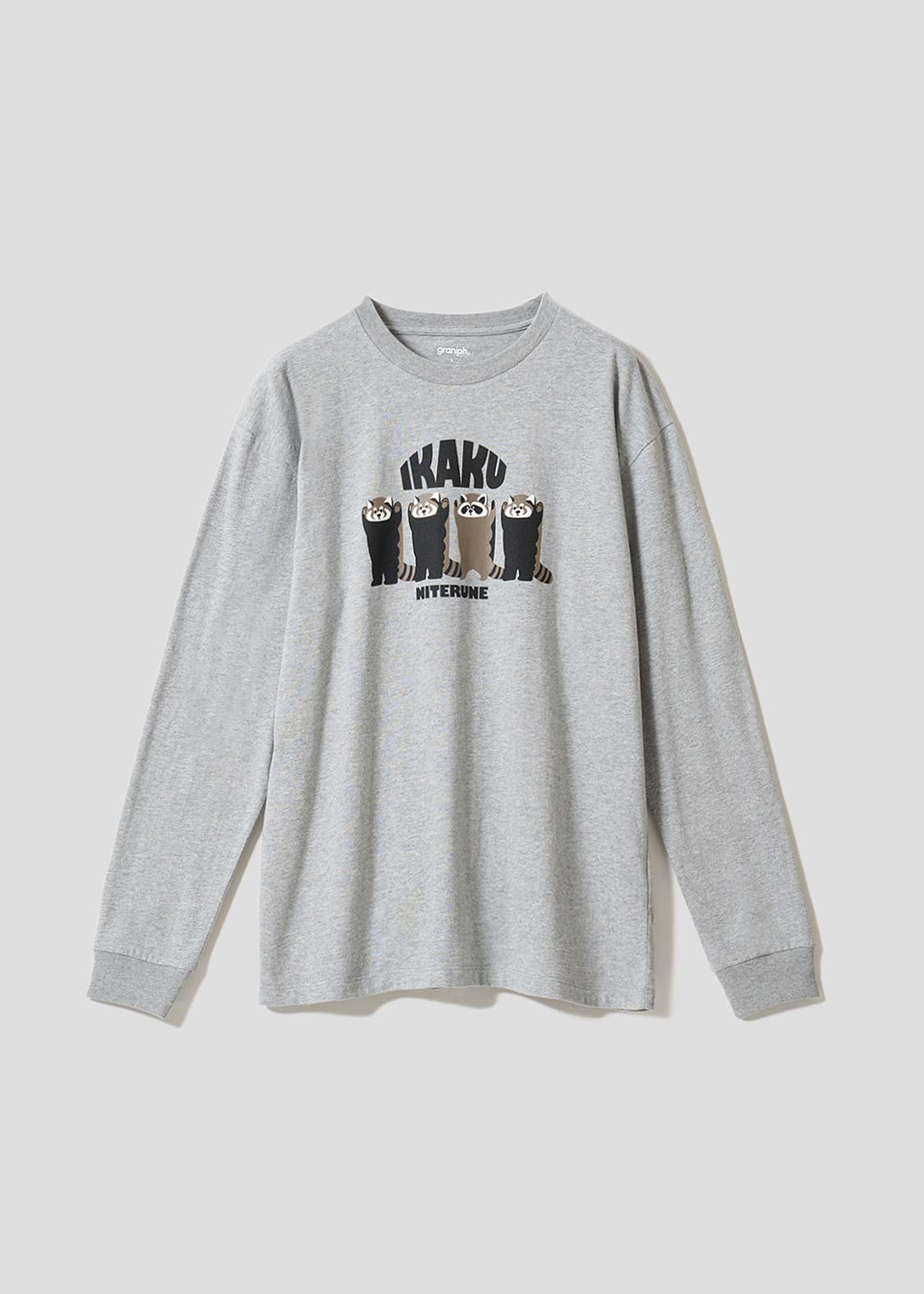 イカクニテルネ｜長袖Tシャツ