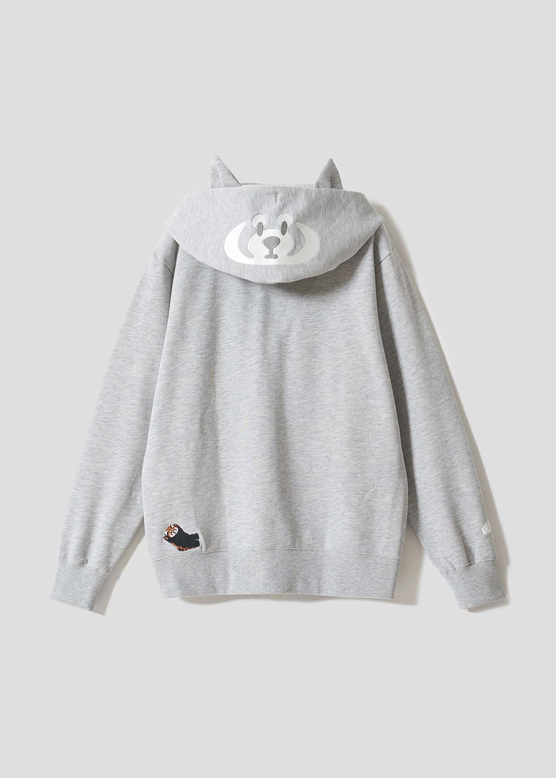 イカク｜バックフェイスジップパーカー