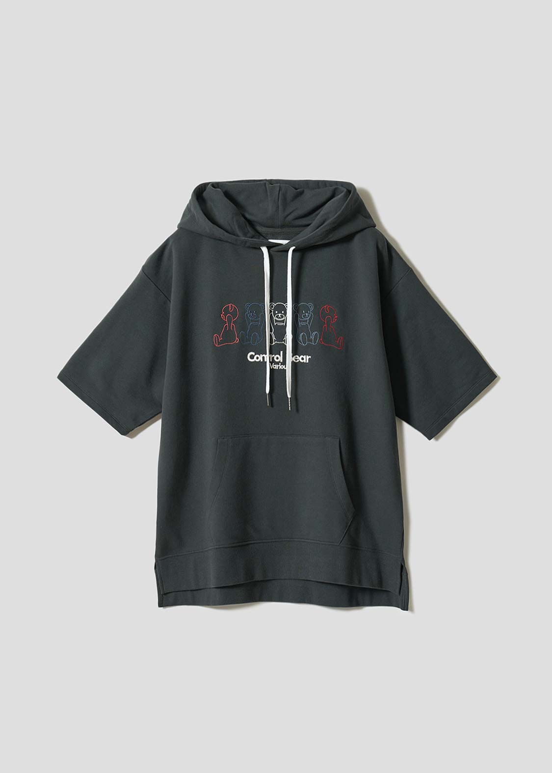コントロールベア｜半袖パーカー