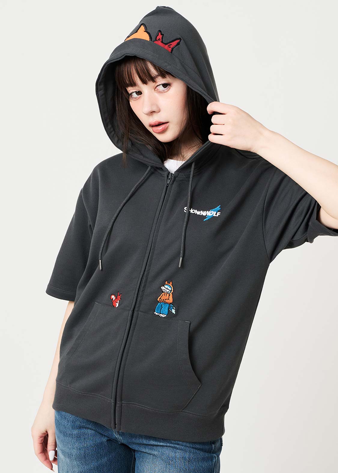 少年ウルフ スウェット・パーカー