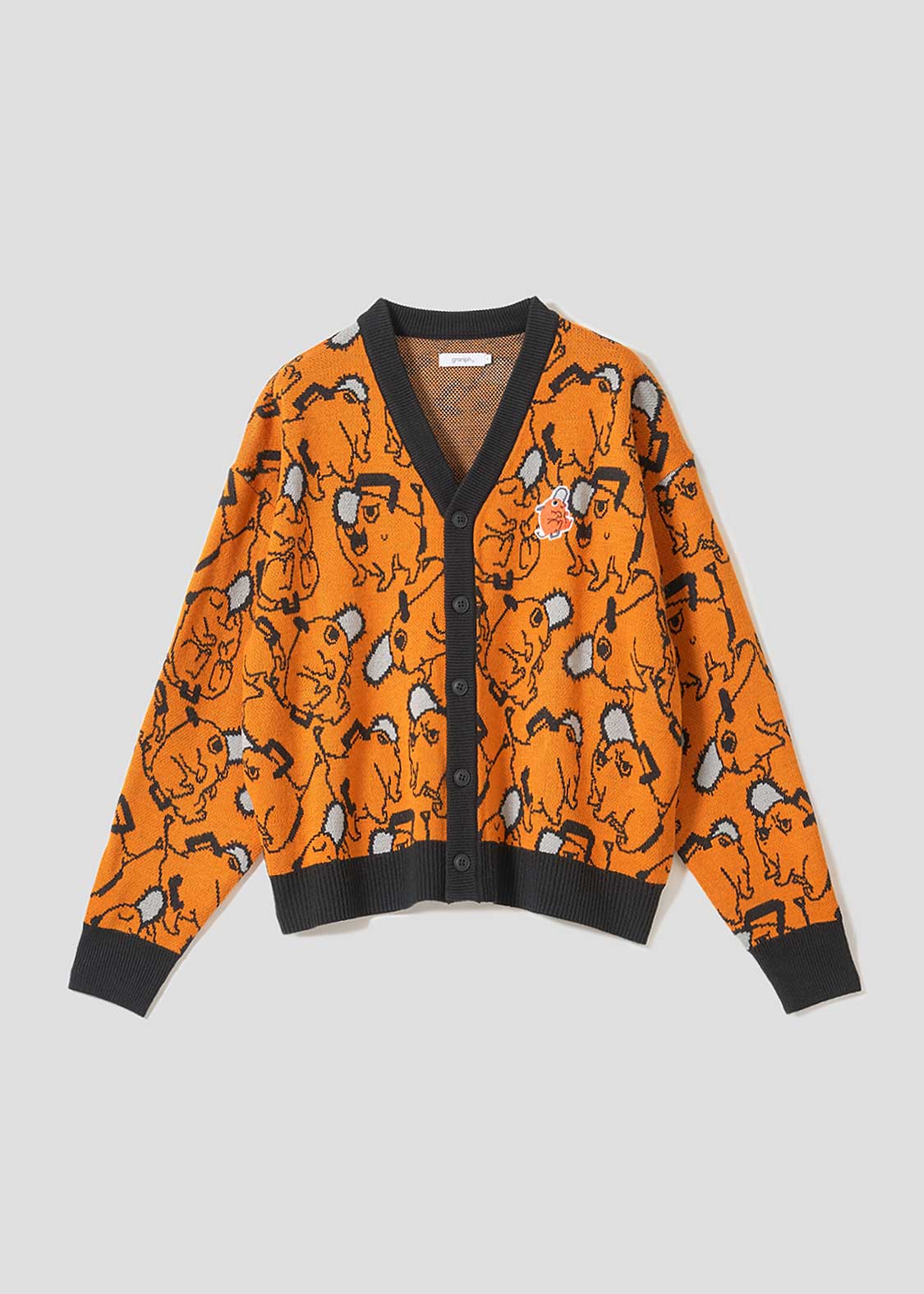 ポチタ パターン｜ジャカードカーディガン