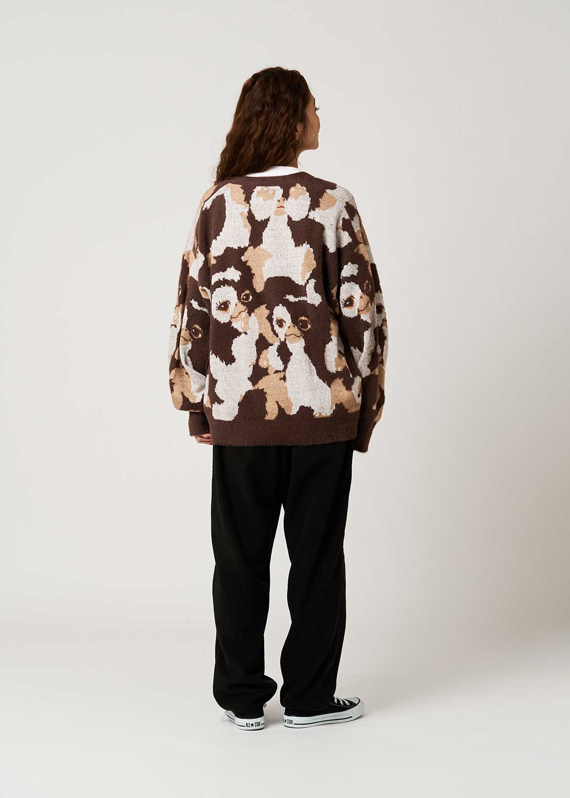 完売品【グラニフ】グレムリン ギズモ｜ウォッシャブルジャカードカーディガン　L 完売品【グラニフ】グレムリン ギズモ｜ウォッシャブルジャカード