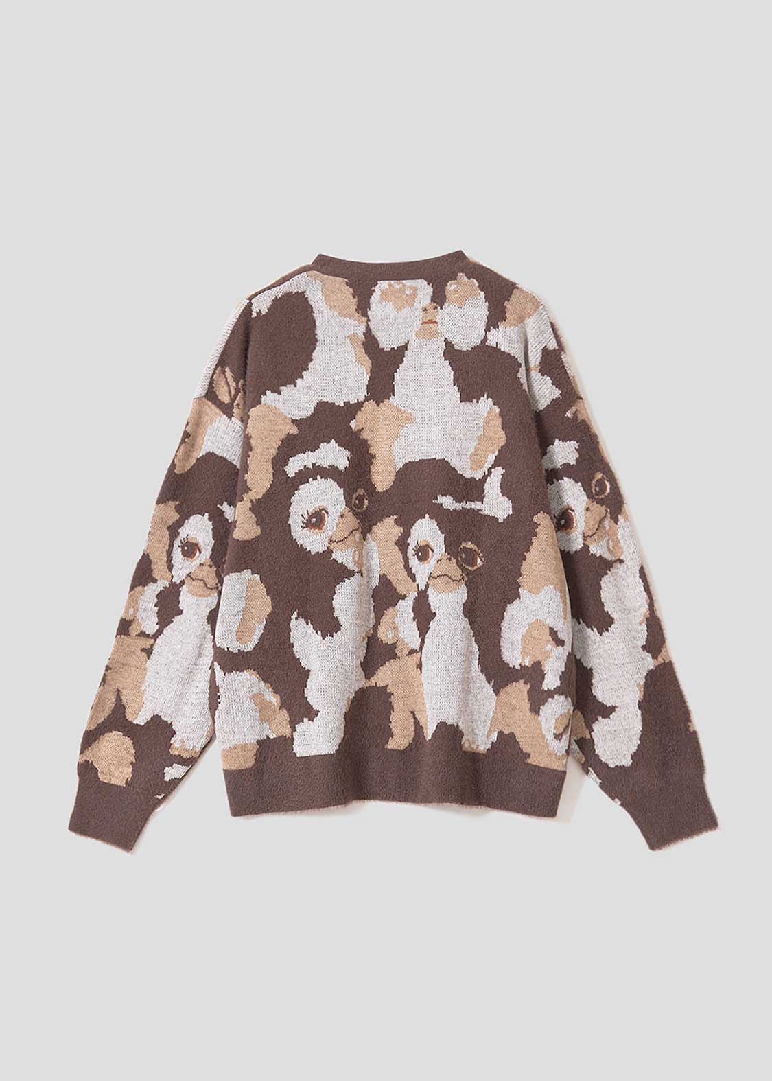 グラニフ　グレムリン　ギズモ ウォッシャブルジャカードカーディガンMサイズ グレムリン」ウォッシャブルジャカードカーディガン（7900円