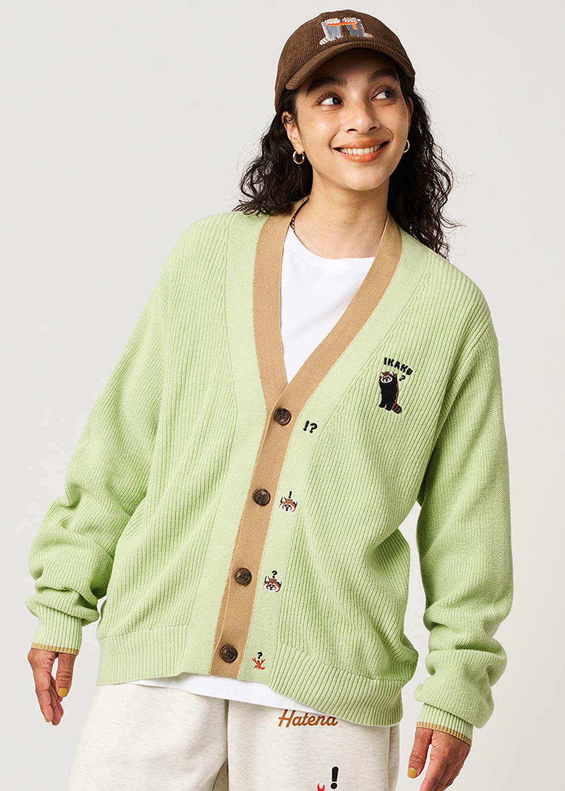 イカク ニット・カーディガン