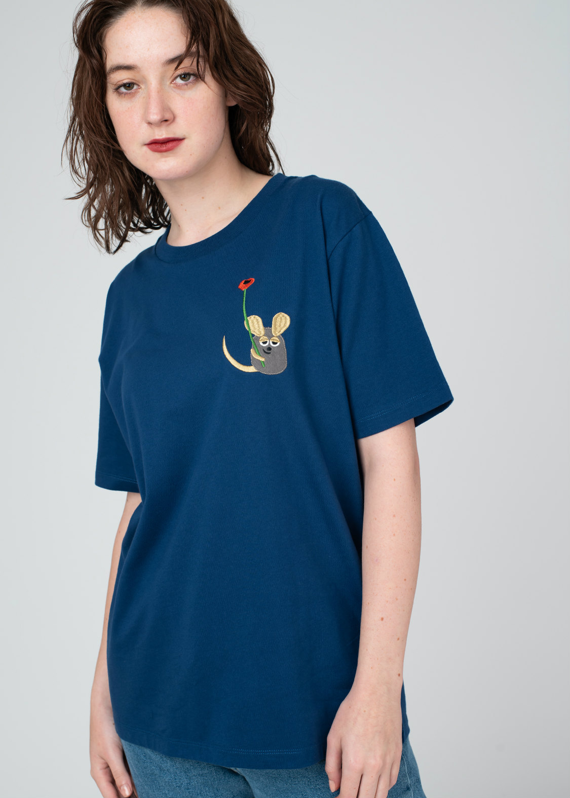 ユニセックス フレデリックエンブロイダリー レオレオニ コラボtシャツ グラニフ公式オンラインストア