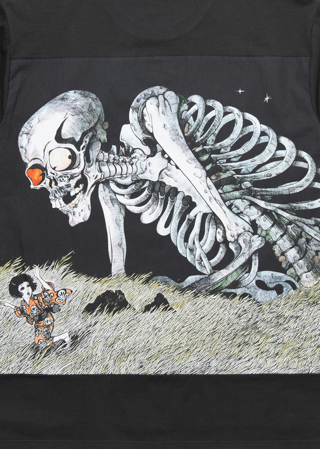 ユニセックス がしゃどくろ 水木しげる コラボ総柄tシャツ グラニフ公式オンラインストア