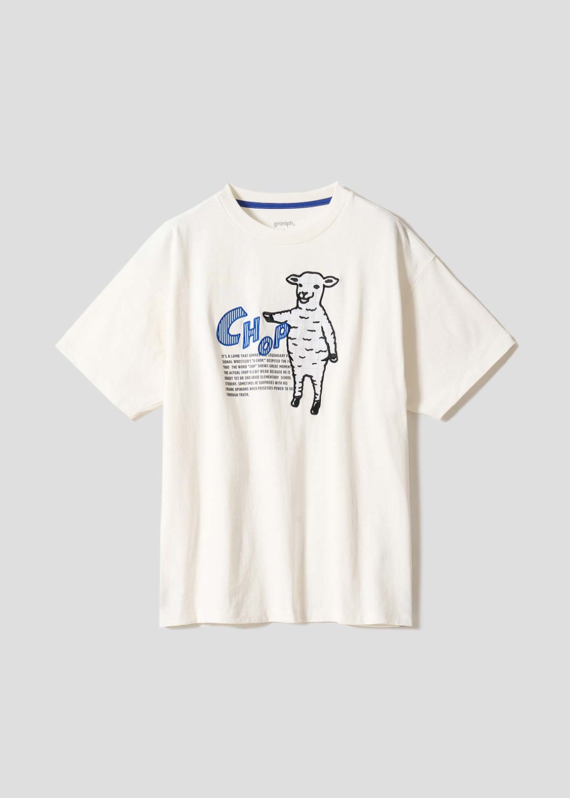 ラムチョップ｜アップリケTシャツ