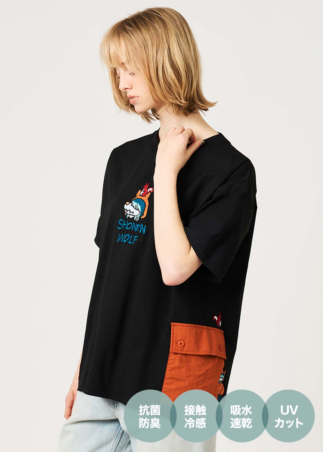 少年ウルフ Tシャツ