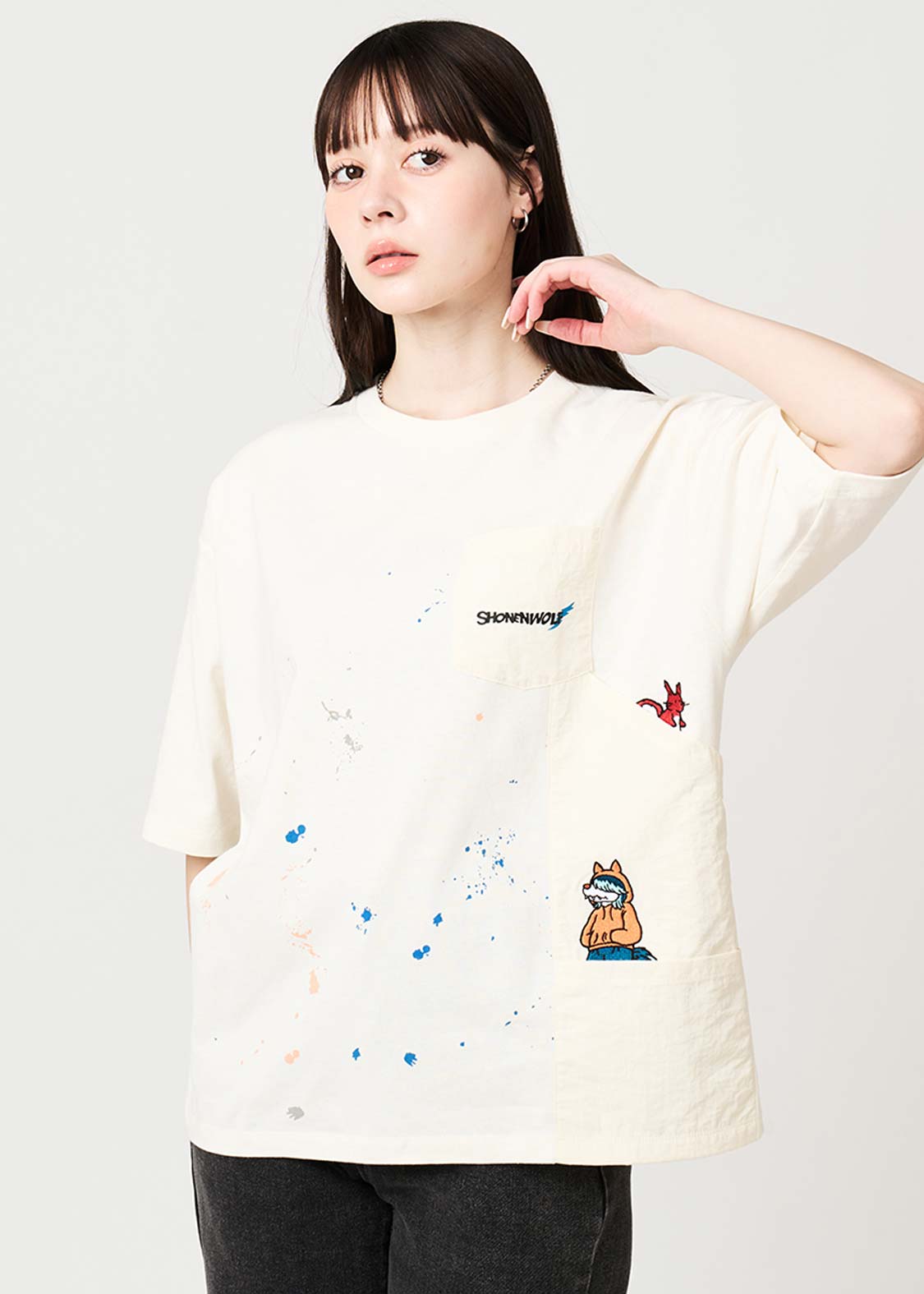 少年ウルフ Tシャツ