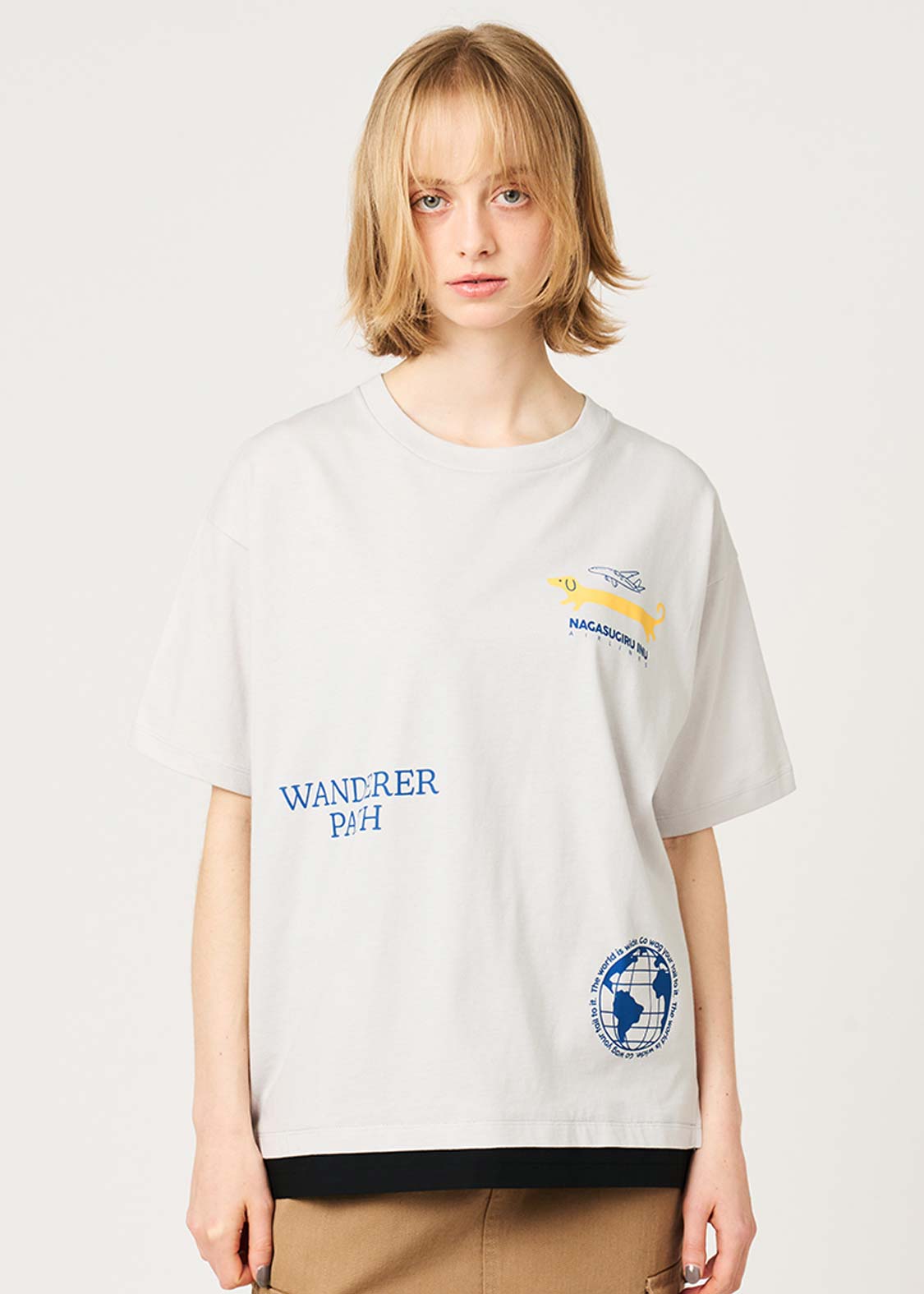 ナガスギルイヌ Tシャツ