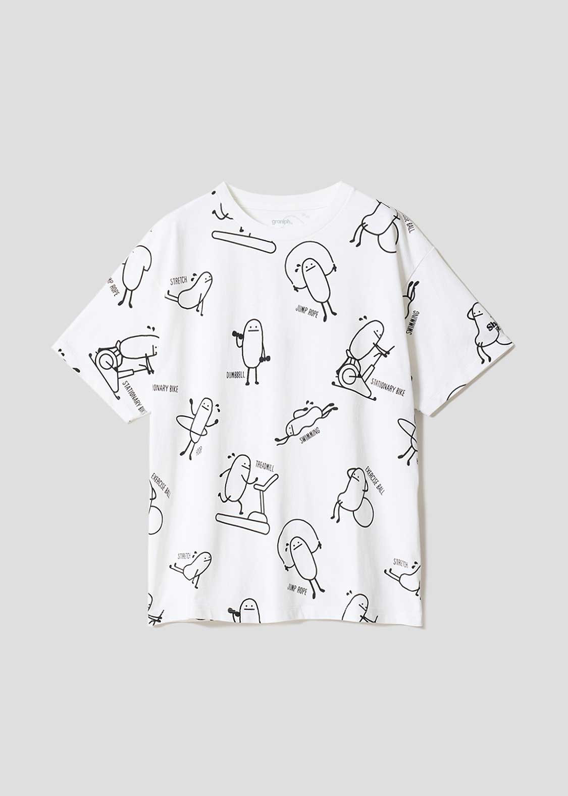 ビューティフルシャドーフィットクラブ｜総柄ビッグシルエットTシャツ