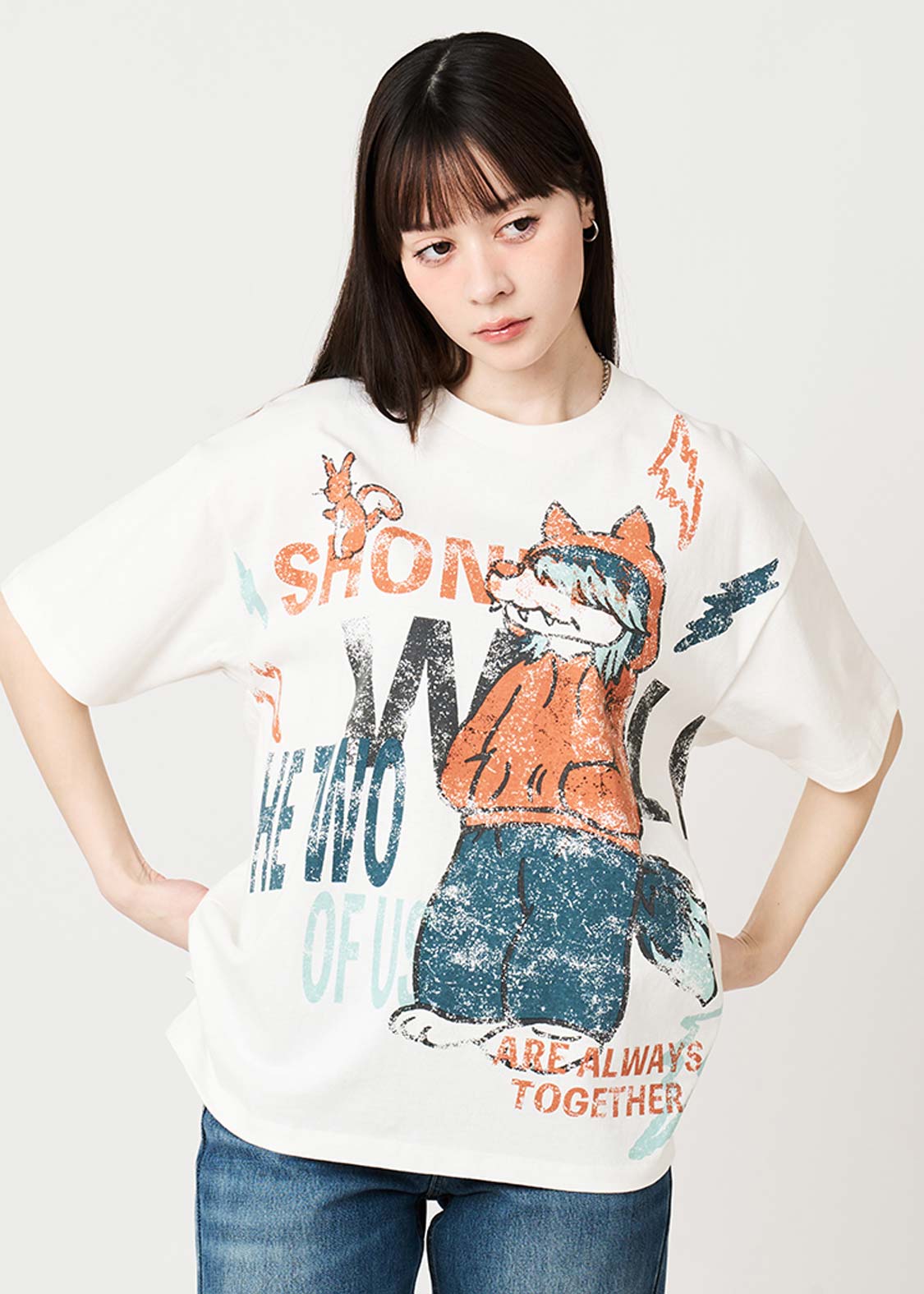 少年ウルフ Tシャツ