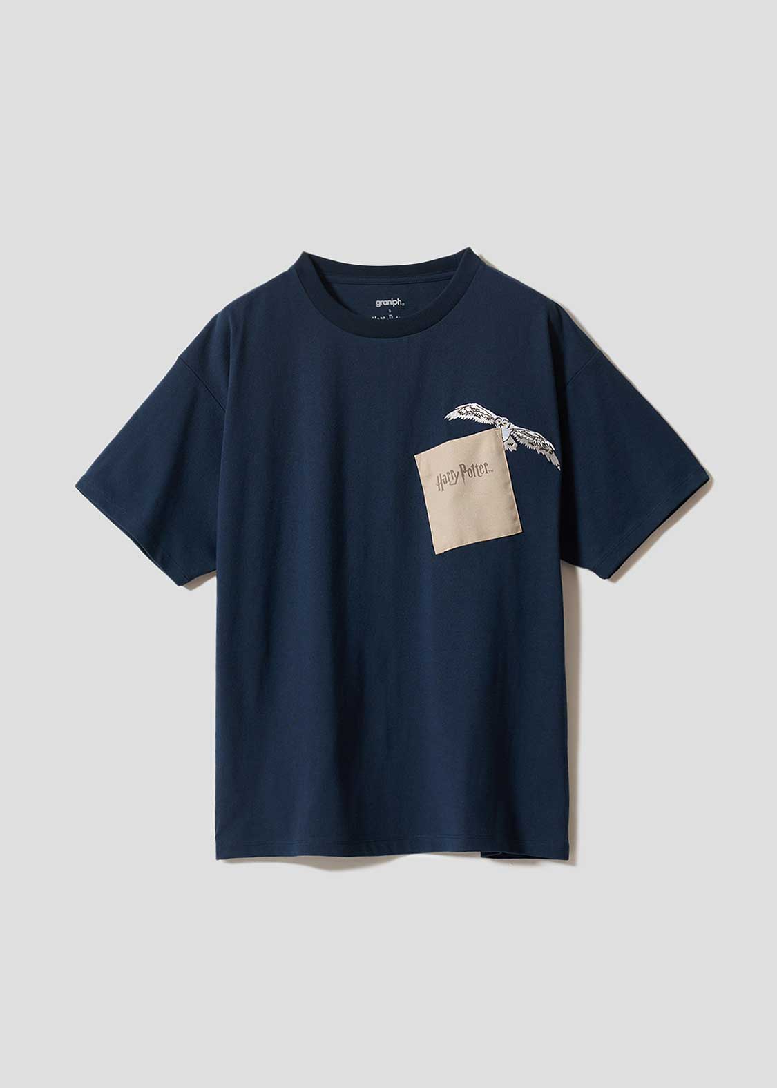 【新品未使用】BRIEFING✖️GOAコラボTシャツ ポーチ➕ラッピング袋セット 魔法使いの相棒｜ビッグシルエットTシャツ｜ユニセックス｜グラニフ