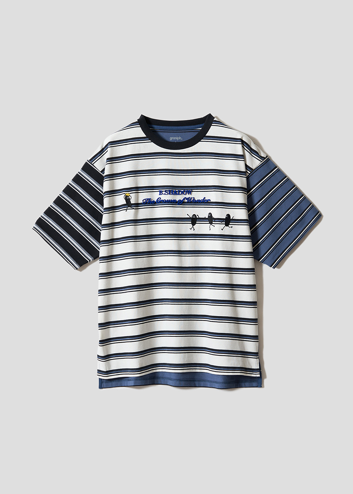 ビューティフルシャドークラウン｜ボーダービッグシルエットTシャツ
