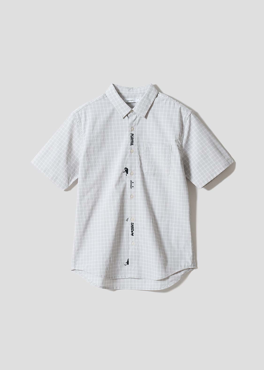 ビューティフルシャドープレイフルペイント｜チェック半袖シャツ