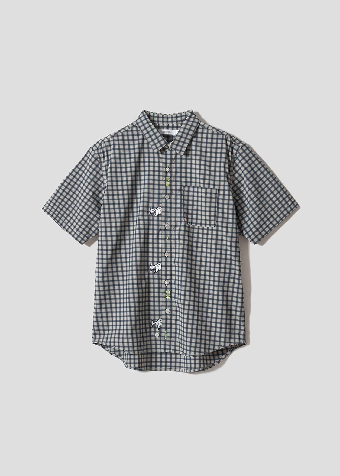 ラムチョップ｜チェック半袖シャツ
