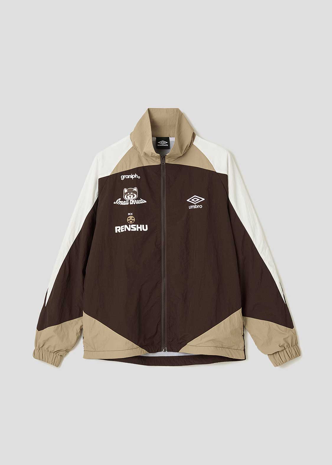激レア00sアーカイブ UMBROアンブロ ジップアップ肉厚ブルゾン グレーXL UMBRO（アンブロ）の「XLARGE×UMBRO PUFFER JACKET（ブルゾン