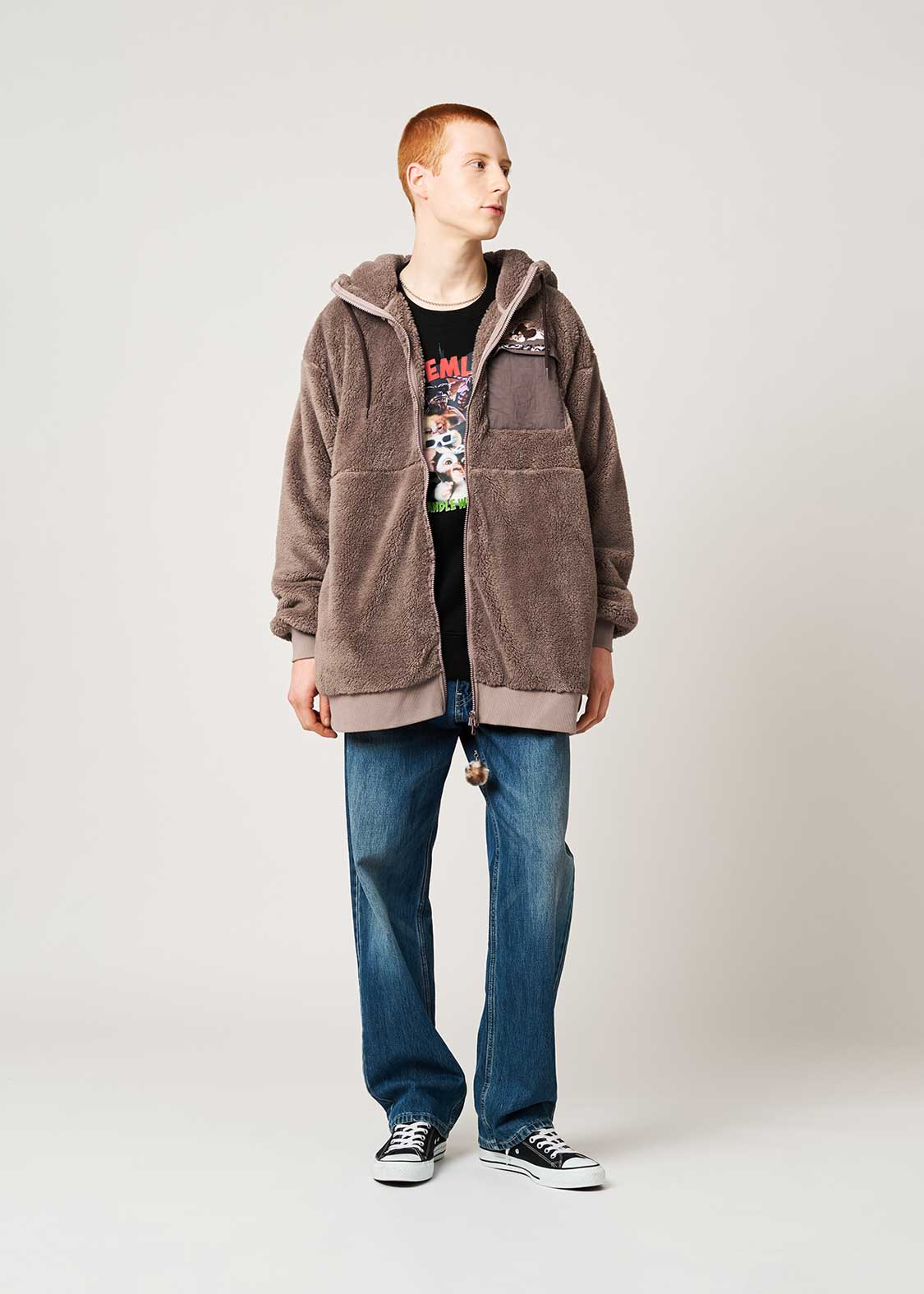 ギズモ ヘルメット｜ボアジップパーカー｜ユニセックス｜グラニフ