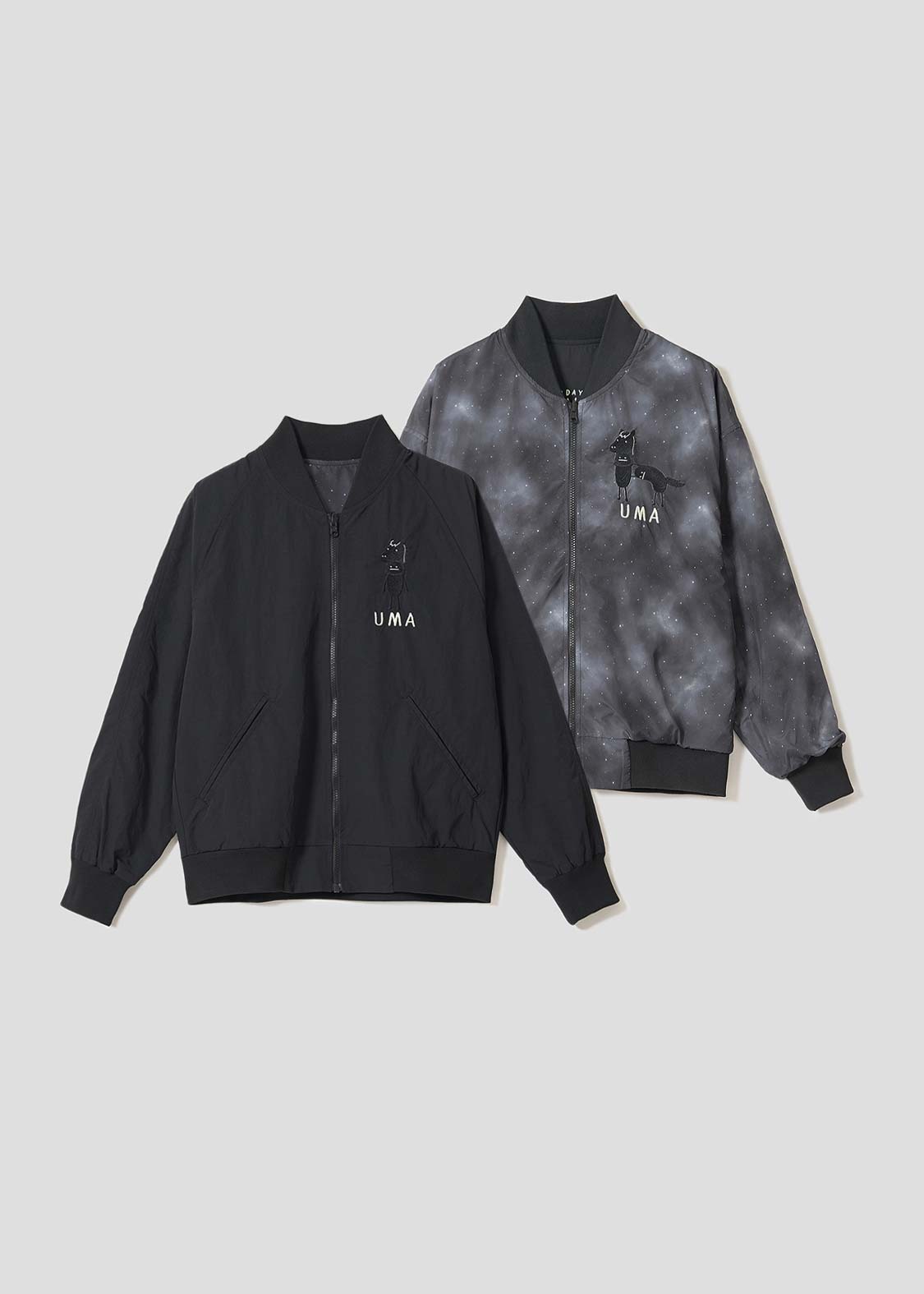 ビューティフルシャドーウーマ｜リバーシブルブルゾン｜ユニセックス