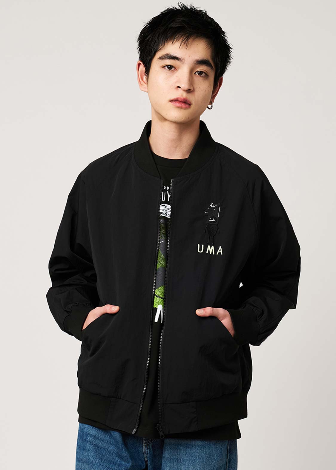 ビューティフルシャドーウーマ｜リバーシブルブルゾン｜ユニセックス